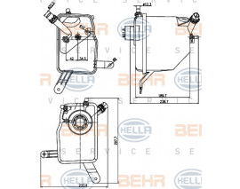 YEDEK SU DEPOSU BMW E60 E63 E64